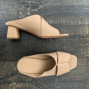 Vince heeled mules size 8.5